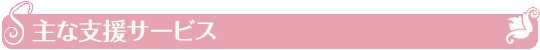 主なサービス